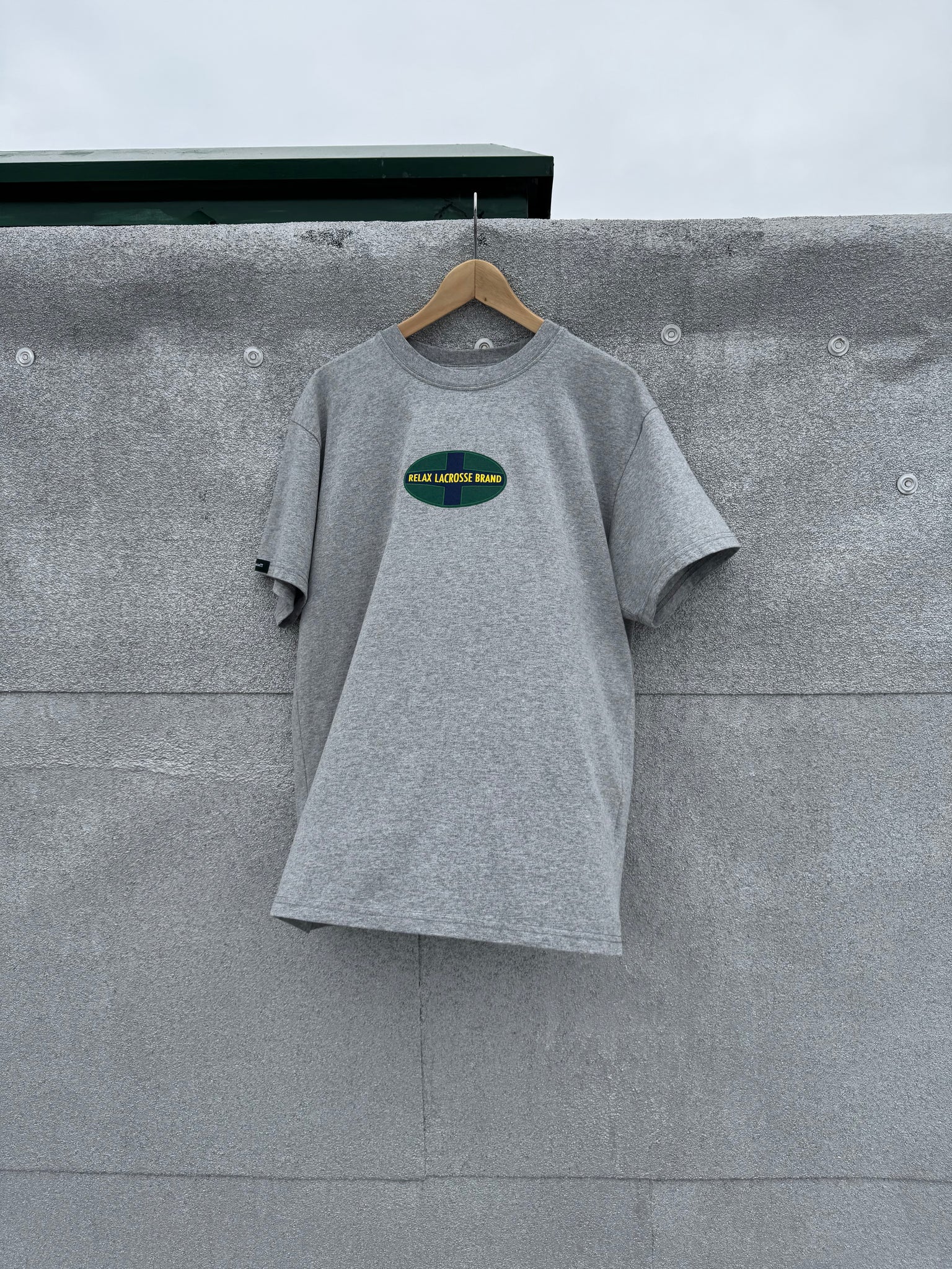 RLB 100% OVAL-TEE Grey HNY