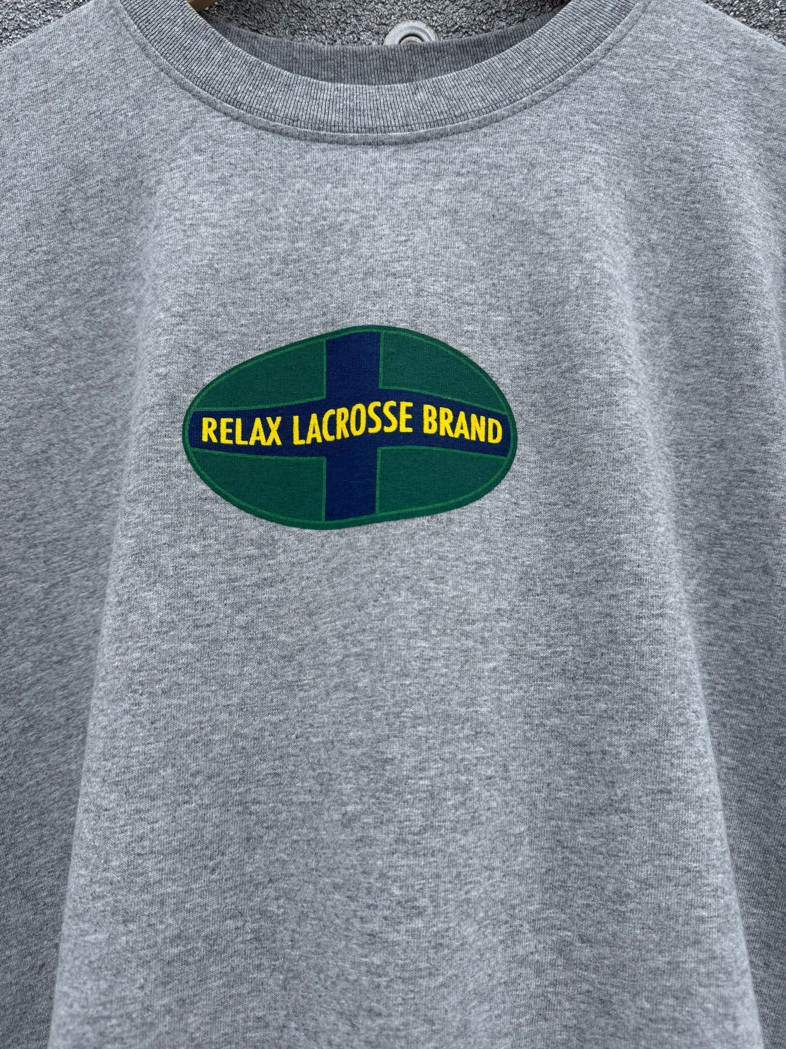 RLB 100% OVAL-TEE Grey HNY