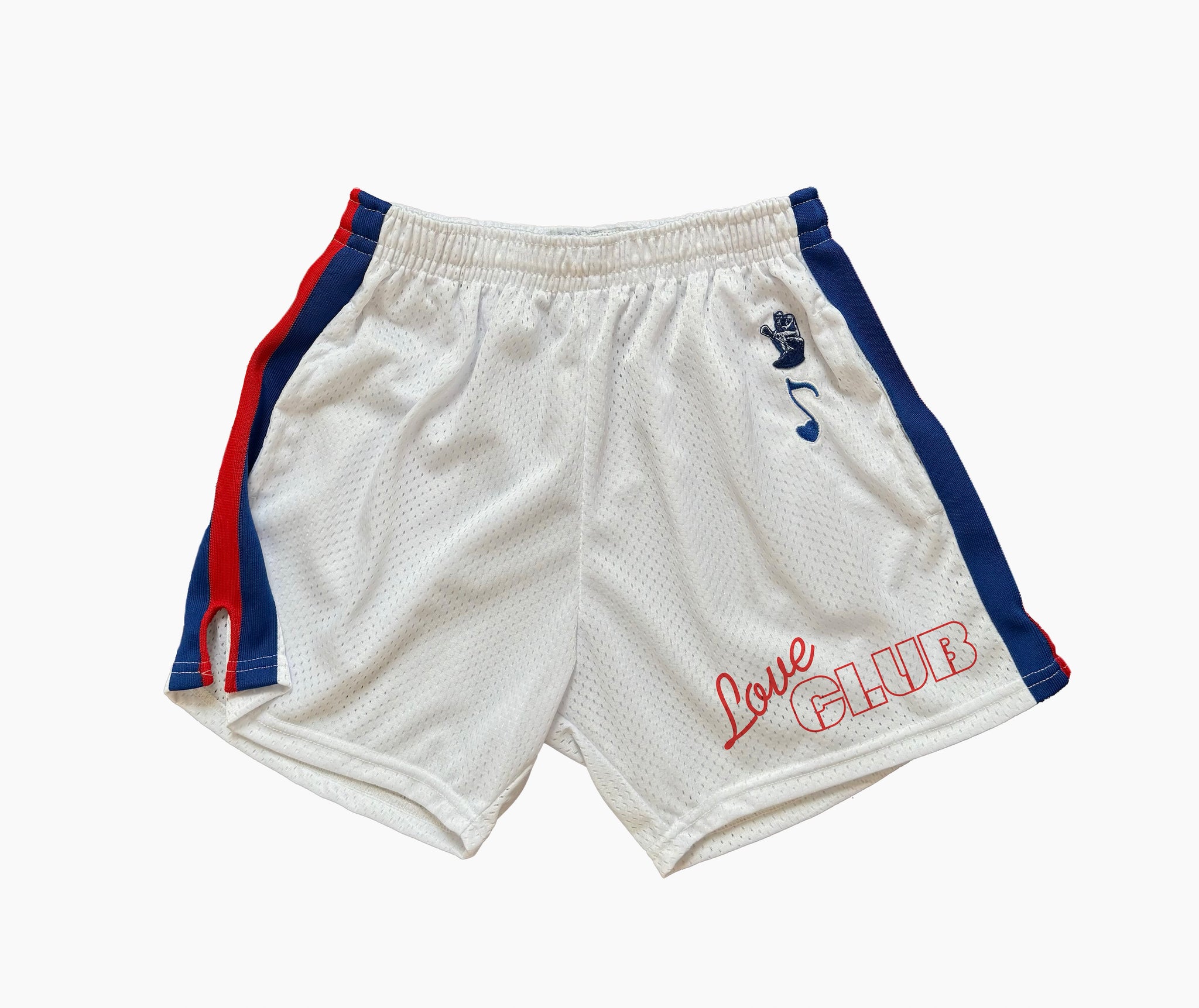 THE RALLY SHORT - WHITE MESH